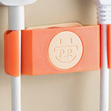 Maxbell 4x Rotary Cable Clip Accessories Cord Holder Cable Protector Strong Adhesive Orange