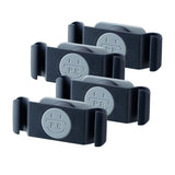 Maxbell 4x Rotary Cable Clip Accessories Cord Holder Cable Protector Strong Adhesive Blue