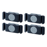 Maxbell 4x Rotary Cable Clip Accessories Cord Holder Cable Protector Strong Adhesive Blue