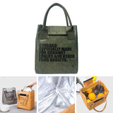 Maxbell Multifunctional Lunch Box Tote Bag Reusable Tearproof Portable for Gifts Green