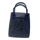 Maxbell Multifunctional Lunch Box Tote Bag Reusable Tearproof Portable for Gifts Navy Blue