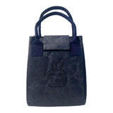 Maxbell Multifunctional Lunch Box Tote Bag Reusable Tearproof Portable for Gifts Navy Blue
