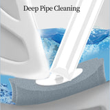Maxbell Toilet Cleaning Scrubber Set Large Capacity Efficient for Household Home 14 brush head