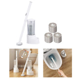 Maxbell Toilet Cleaning Scrubber Set Large Capacity Efficient for Household Home 14 brush head
