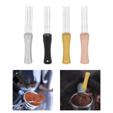 Maxbell Professional Espresso Tools Coffee Stirrer Coffee Leveler Tool for Shop silver