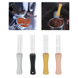 Maxbell Professional Espresso Tools Coffee Stirrer Coffee Leveler Tool for Shop silver