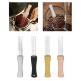 Maxbell Professional Espresso Tools Coffee Stirrer Coffee Leveler Tool for Shop silver
