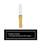 Maxbell Professional Espresso Tools Coffee Stirrer Coffee Leveler Tool for Shop gold