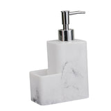 Maxbell Refillable Resin Soap Dispenser Marble Surface for Countertop Kitchen