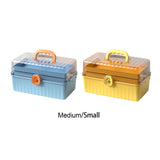 Maxbell Storage Bin Portable Multilayer for Bathroom Cosmetic Sundries Blue Medium