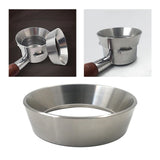 Maxbell Dosing Ring Funnel Stainless Steel Silver for Enterprises and Institutions