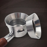 Maxbell Dosing Ring Funnel Stainless Steel Silver for Enterprises and Institutions