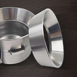 Maxbell Dosing Ring Funnel Stainless Steel Silver for Enterprises and Institutions