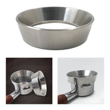Maxbell Dosing Ring Funnel Stainless Steel Silver for Enterprises and Institutions