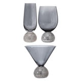Maxbell Vintage Glass Vintage Style Practical for Household Beverage Everyday Use 260ml