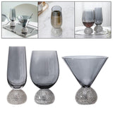 Maxbell Vintage Glass Vintage Style Practical for Household Beverage Everyday Use 260ml