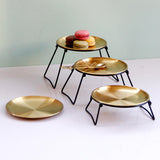 Maxbell Organizing Dish Ornament Cake Tray Plate for Countertop Living Room Snack L