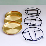 Maxbell Organizing Dish Ornament Cake Tray Plate for Countertop Living Room Snack L