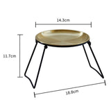 Maxbell Organizing Dish Ornament Cake Tray Plate for Countertop Living Room Snack L