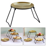 Maxbell Organizing Dish Ornament Cake Tray Plate for Countertop Living Room Snack L