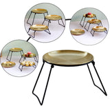 Maxbell Organizing Dish Ornament Cake Tray Plate for Countertop Living Room Snack L