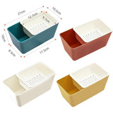 Maxbell Organizing Box Drainer Basket Decoration for Fruit Dinner Table Hotel White