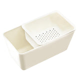Maxbell Organizing Box Drainer Basket Decoration for Fruit Dinner Table Hotel White