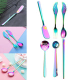 Maxbell Multicolor Utensils Features Multifunctional Cutlery for coffee