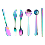 Maxbell Multicolor Utensils Features Multifunctional Cutlery for coffee