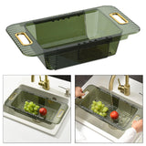 Maxbell Sink Strainer Colander with Handle Drains Quickly for Pasta Vegetables
