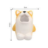 Maxbell Cute Tooth Brush Storage Wall Mounted Shower Adhesive for Household corgi