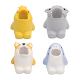 Maxbell Cute Tooth Brush Storage Wall Mounted Shower Adhesive for Household corgi