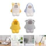 Maxbell Cute Tooth Brush Storage Wall Mounted Shower Adhesive for Household corgi