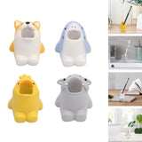 Maxbell Cute Tooth Brush Storage Wall Mounted Shower Adhesive for Household corgi