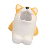 Maxbell Cute Tooth Brush Storage Wall Mounted Shower Adhesive for Household corgi