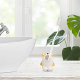 Maxbell Cute Tooth Brush Storage Wall Mounted Shower Adhesive for Household corgi