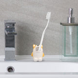 Maxbell Cute Tooth Brush Storage Wall Mounted Shower Adhesive for Household corgi