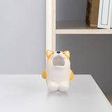 Maxbell Cute Tooth Brush Storage Wall Mounted Shower Adhesive for Household corgi