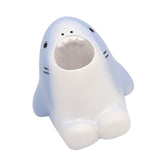 Maxbell Cute Tooth Brush Storage Wall Mounted Shower Adhesive for Household shark