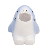Maxbell Cute Tooth Brush Storage Wall Mounted Shower Adhesive for Household shark