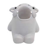 Maxbell Cute Tooth Brush Storage Wall Mounted Shower Adhesive for Household hippo