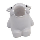 Maxbell Cute Tooth Brush Storage Wall Mounted Shower Adhesive for Household hippo