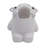 Maxbell Cute Tooth Brush Storage Wall Mounted Shower Adhesive for Household hippo