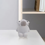 Maxbell Cute Tooth Brush Storage Wall Mounted Shower Adhesive for Household hippo