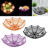 Maxbell Storage Basket Halloween Decor Container for Snack Fruit Dinner Table Orange