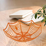 Maxbell Storage Basket Halloween Decor Container for Snack Fruit Dinner Table Orange