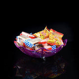 Maxbell Storage Basket Halloween Decor Container for Snack Fruit Dinner Table Purple