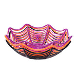 Maxbell Storage Basket Halloween Decor Container for Snack Fruit Dinner Table Black
