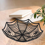 Maxbell Storage Basket Halloween Decor Container for Snack Fruit Dinner Table Black