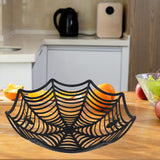 Maxbell Storage Basket Halloween Decor Container for Snack Fruit Dinner Table Black